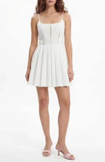 By Design Chloe Corset Minidress In Animal Print