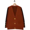 By Design Cream Puff Cardigan In Burgundy