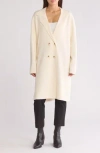 By Design Dakota Double Breasted Sweater Coat In Gardenia