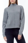 By Design Dani High-low Sweater In Medium Heather Grey