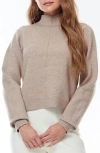 By Design Dani High-low Sweater In Tapioca Heather