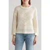 BY DESIGN BY DESIGN ELIANA OPENWORK SWEATER