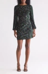 By Design Empire State Sequin Shift Dress In Eden Multi