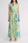 By Design Evangeline Maxi Dress In Malibu Flowers