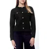 By Design Franca Bouclé Cardigan In Black