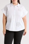 By Design Gemma Button-up Shirt In White