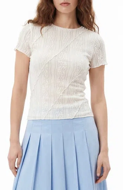 By Design Gumdrop Textured T-shirt In White