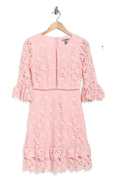 By Design Havana Lace Dress In Rose Quartz