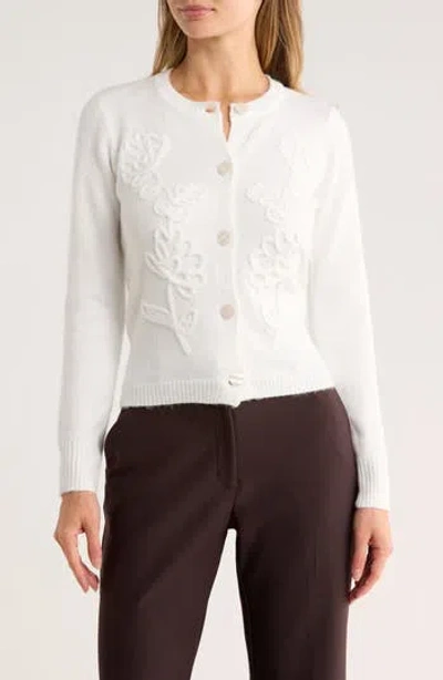 By Design Hyacinth Cardigan In White