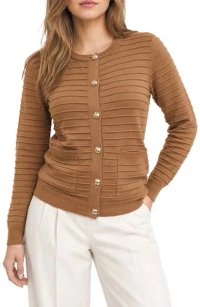 By Design Jilly Ottoman Cardigan In Brown