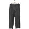 By Design Juliette Pants In Charcoal Grey/white Pinstripe