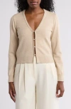 By Design Laurel Cardigan In Oatmeal Heather