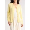 By Design Lightweight Garden Cardigan In Pastel Yellow