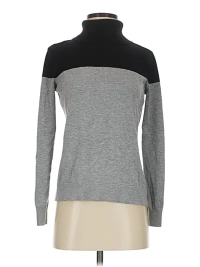 Pre-owned By Design Long Sleeve Turtleneck In Gray