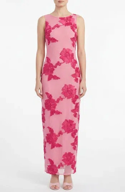 By Design Manila Soutache Maxi Dress In Pink