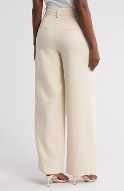 By Design Marcia Wide Leg Pants In Tapioca