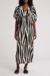By Design Molly Maxi Dress In Contrast Zebra