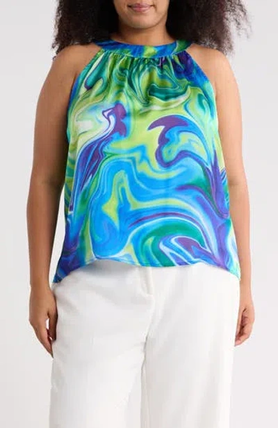 By Design Ocean Print Top In Multi