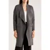 By Design Open Front Long Cardigan In Gray