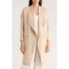 By Design Open Front Long Cardigan In Neutral