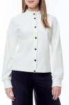 By Design Ponte Jacket In Gardenia