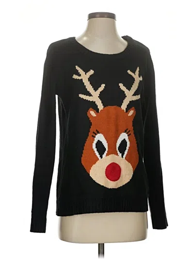 Pre-owned By Design Pullover Sweater In Black