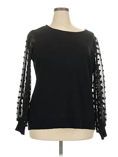 Pre-owned By Design Pullover Sweater In Black