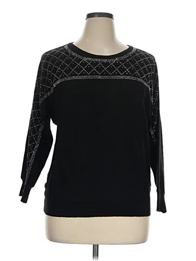 By Design Pullover Sweater In Black