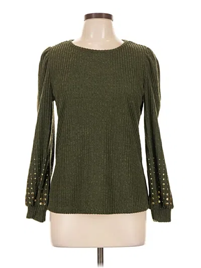 Pre-owned By Design Pullover Sweater In Green