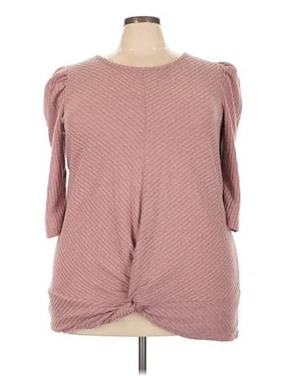 Pre-owned By Design Pullover Sweater In Pink