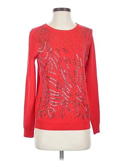 Pre-owned By Design Pullover Sweater In Red