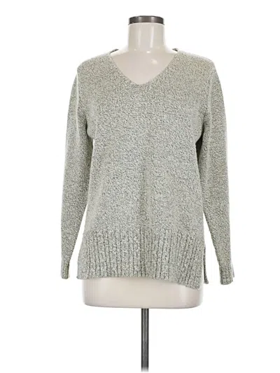 Pre-owned By Design Pullover Sweater In Silver