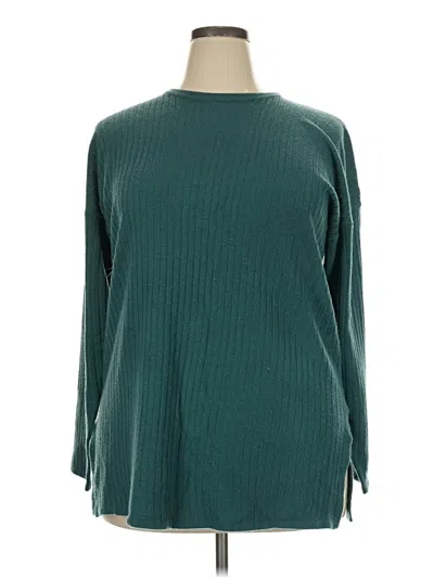 Pre-owned By Design Pullover Sweater In Teal