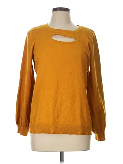 Pre-owned By Design Pullover Sweater In Yellow