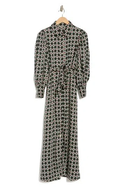 By Design Rebel Twill Maxi Dress In Floral Foulard