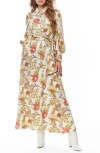 By Design Rebel Twill Maxi Dress In Spring Forest