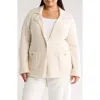 By Design River Bouclé Knit Cardigan In Gardenia