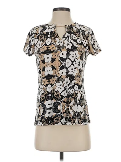 By Design Short Sleeve Blouse In Ivory