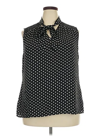 Pre-owned By Design Sleeveless Blouse In Black