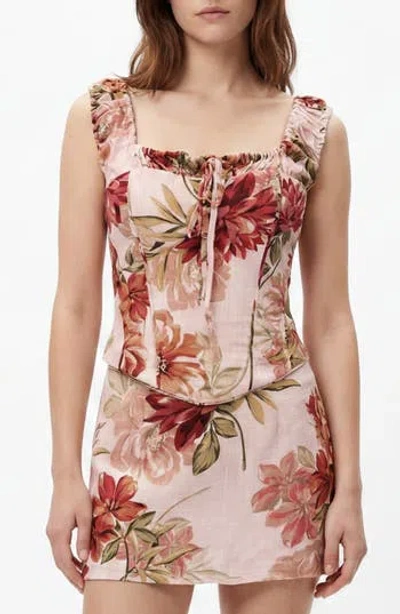 By Design Tea Party Sleeveless Top In Multi