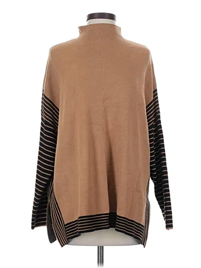 Pre-owned By Design Turtleneck Sweater In Brown
