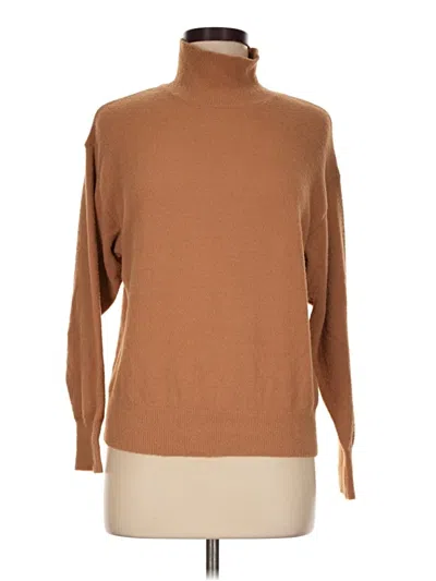 Pre-owned By Design Turtleneck Sweater In Brown