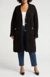 By Design Whitney Bouclé Cardigan In Black