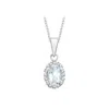 By Eda Dogan Emerald White Stone Pendant Necklace Gold Rose Gold Silver Vintage Necklace For Women, Wedding Neckl