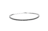 By Eda Dogan Women's Black Baguette Stone Tennis Bracelet - Silver In Silver