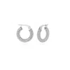 By Eda Dogan Women's Daphne Gold Small Hoop Earring Silver In Silver