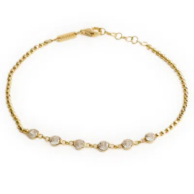By Eda Dogan Women's Mini Icon Ball Bead Chain Gold