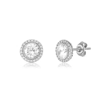By Eda Dogan Women's Minimal Stud Gold Earring - Silver