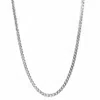 By Eda Dogan Women's Paris Curb Chain Necklace Silver In Silver