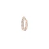 By Eda Dogan Women's Silver Averie Baguette Spark Hoop